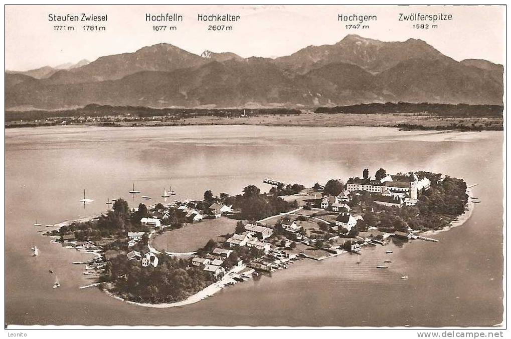 Fraueninsel Im Chiemsee (Berge Beschrieben) 1958 - Chiemgauer Alpen