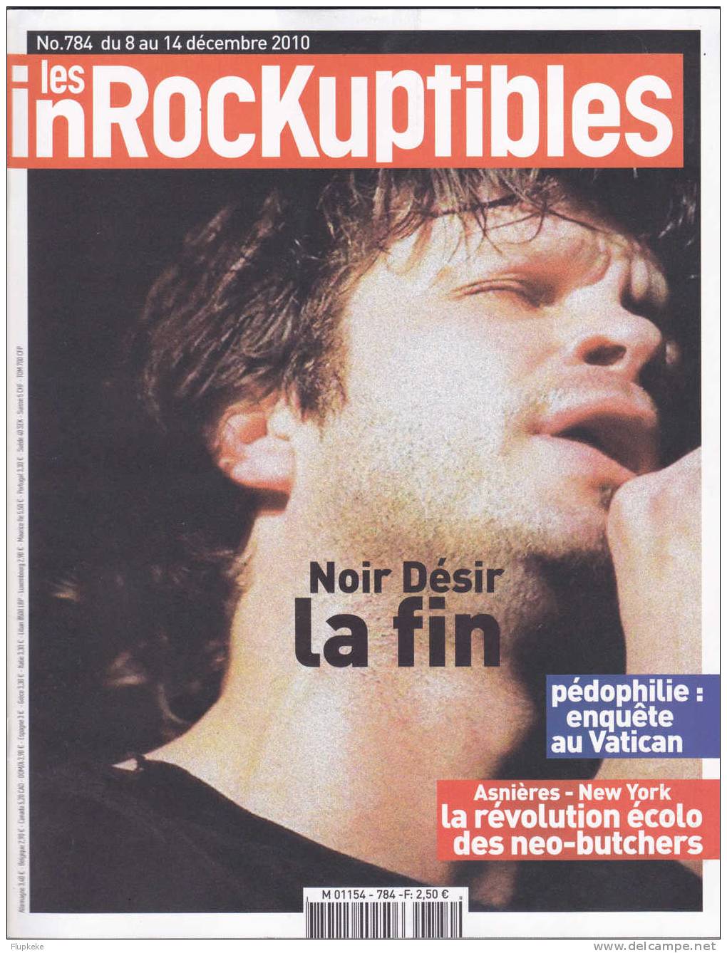 Les Inrockuptibles 784 Décembre 2010 Noir Désir La Fin - Muziek