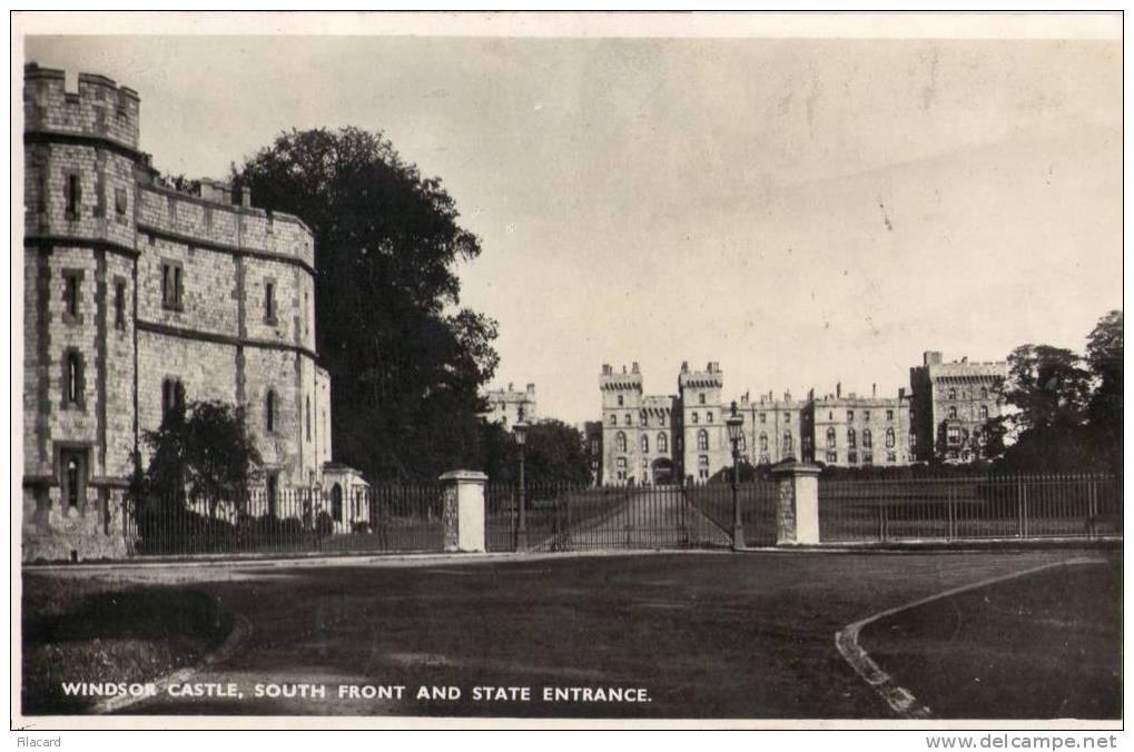 11182   Regno  Unito  Windsor  Castle  South  Front  And State  Entrance  VG - Windsor Castle