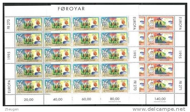 FAROE  1995  EUROPA CEPT  MS  MNH - 1995