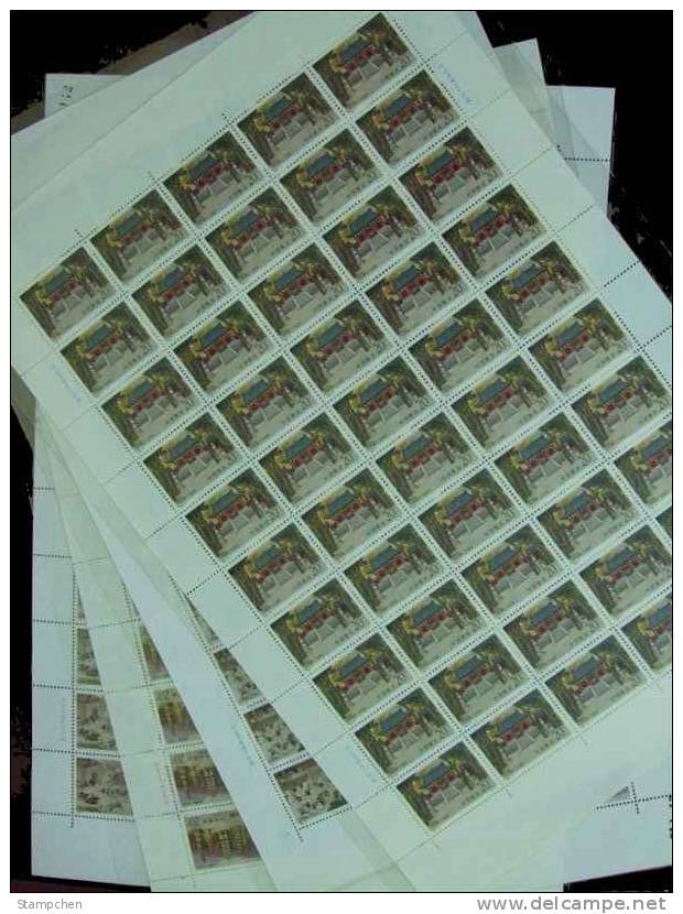 China 1995-14 Shaolin Temple Stamps Sheets Kung Fu Pagoda Wushu Sport Martial - Blocks & Sheetlets