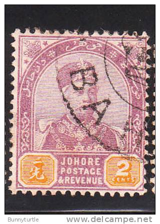 Malaya Johore 1892-94 Sultan Abubakar 2c Used - Johore
