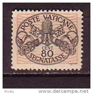 Z2477 - VATICANO Tasse SASSONE N°9 - VATICAN Taxe Yv N°9 ** - Segnatasse