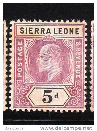 Sierra Leone King Edward VII 5p MLH - Sierra Leone (...-1960)