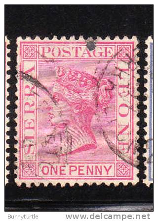 Sierra Leone 1883-93 Queen Victoria 1p Used - Sierra Leone (...-1960)