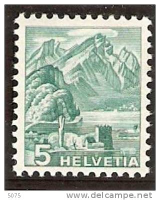 1936 5cs Double Moletage 202y.2.02 * - Neufs