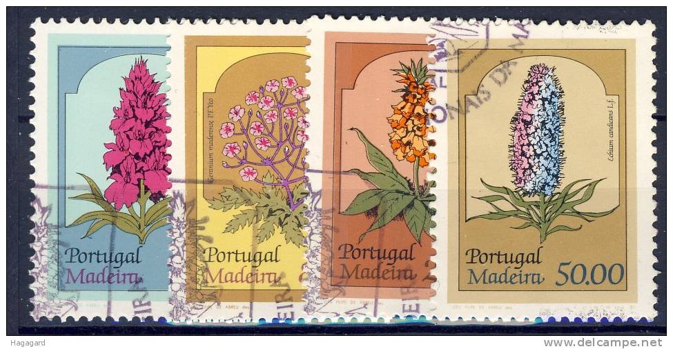 ##Madeira 1981. Flowers. Michel 73-76. Cancelled(o) - Madeira