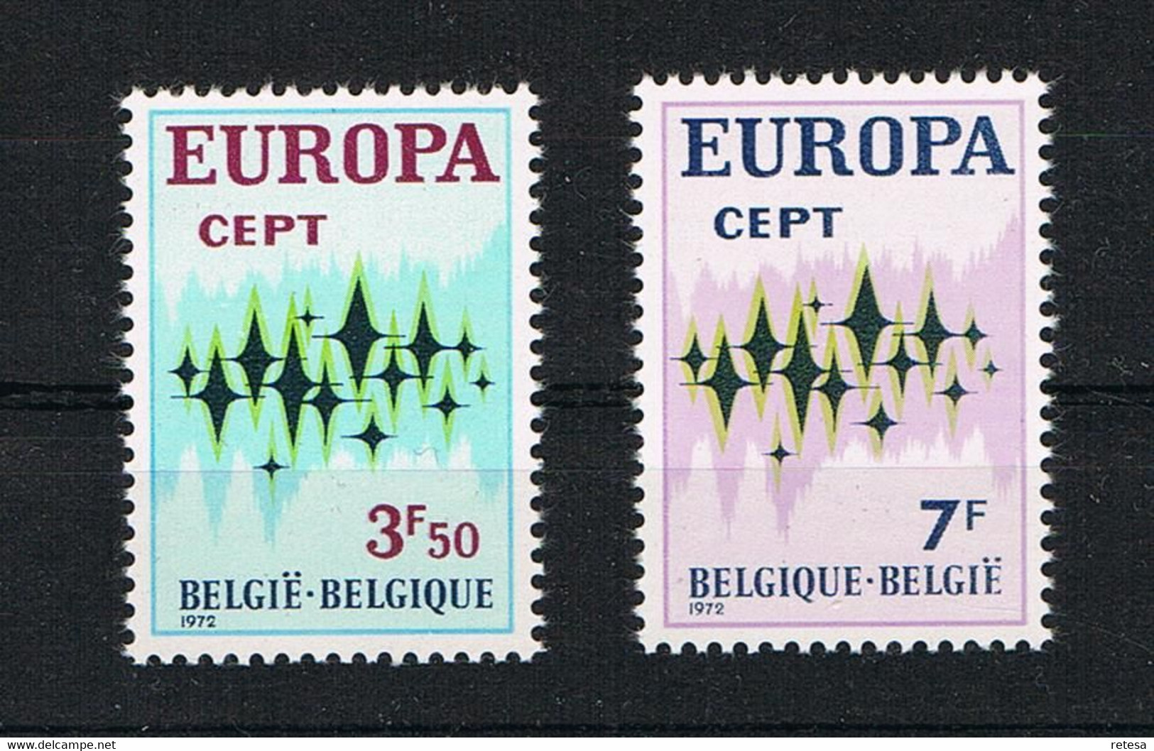 BELGIE  EUROPA ZEGELS  1972  ** - 1972