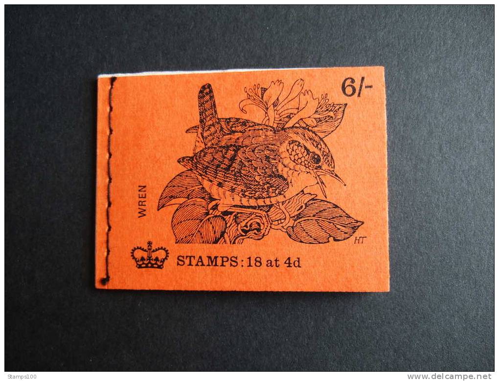 GREAT BRITAIN 1970 BOOKLET MNH ** SG QP53  APRIL  WREN  (BOXENG/015) - Carnets