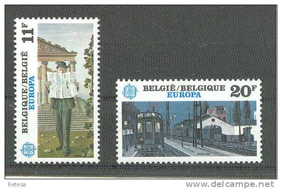 BELGIE  EUROPA ZEGELS  1983  ** - 1983