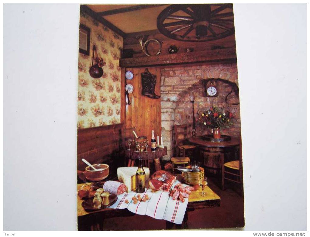 2 Cartes-ARBOIS JURA-FRANCE-LA FINETTE Taverne D'Arbois Restaurant-table Ustensiles-Collection LA FINETTE-DEBAR - Hotels & Restaurants