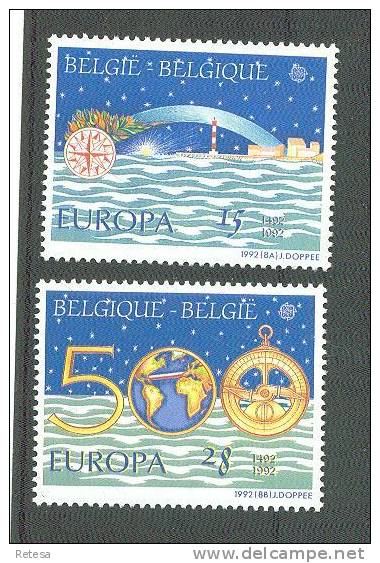 BELGIE  EUROPA ZEGELS  1992  ** - 1992