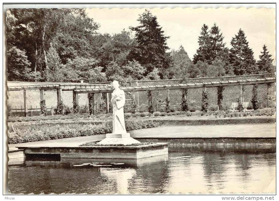 B1946  BOKRIJK : Domein - Rozentuin Met Standbeeld Van Koningin Astrid - Genk