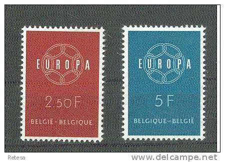BELGIE  EUROPA ZEGELS  1959  ** - 1959