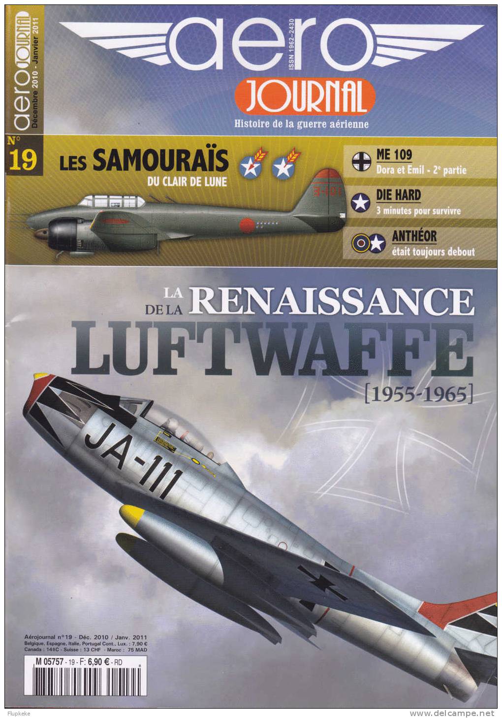 Aéro Journal 19 Décembre 2010-janvier 2011 La Renaissance De La Luftwaffe 1955-1965 - Aviation