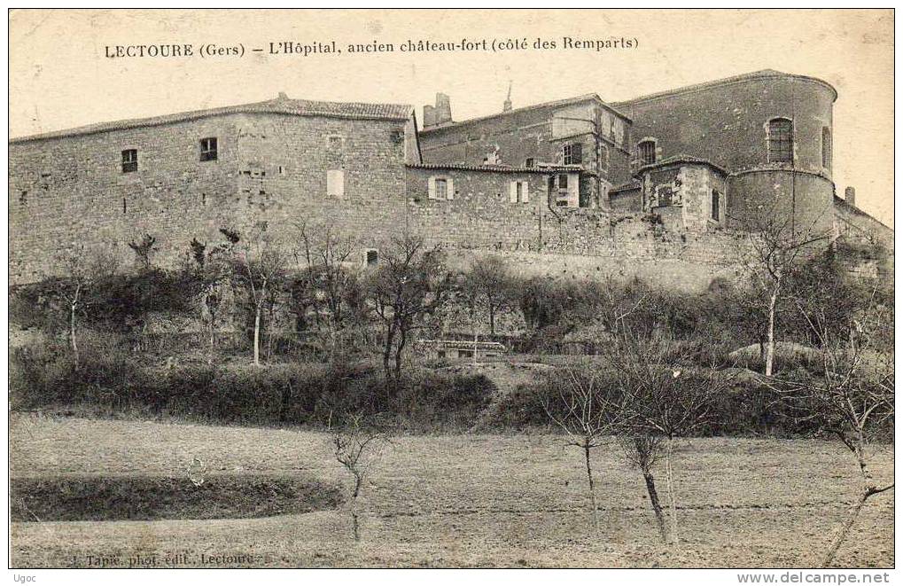 CPA - 32 - LECTOURE - L'Hôpital, Ancien Château-Fort  - 203 - Lectoure