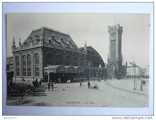 OSTENDE - La Gare - 1909 - Oostende