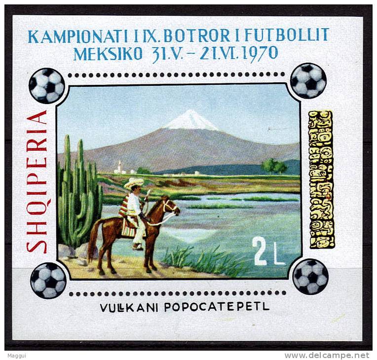 ALBANIE   BF14 * *   ( Cote 4.50e )    Cup 1970   Football  Soccer Fussball - 1970 – Mexique