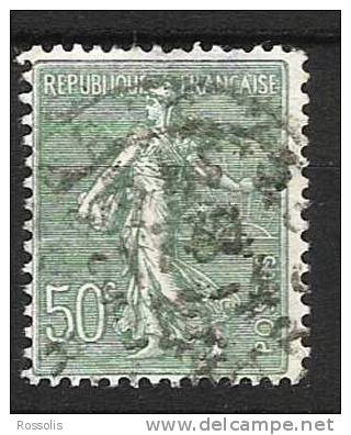 France 198 Semeuse Lignée Oblitéré - 1903-60 Semeuse Lignée