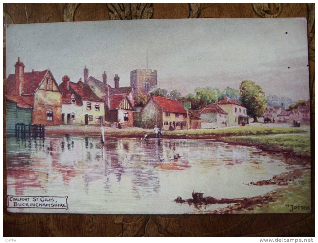 CHALFONT - ST GILES - Water Color -  Pinachrome Series - Lot 145 - Buckinghamshire