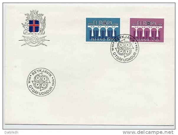 ICELAND 1984 Europa FDC.  Michel 614-15 - FDC