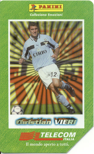 Italie - Christian Vieri / Italia 1998 Colleziona Panini - Sport