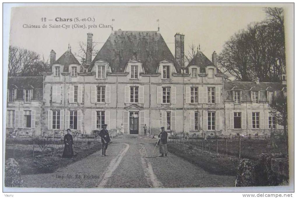 95 CHARS  N° 12 CHATEAU DE SAINT CYR - Chars