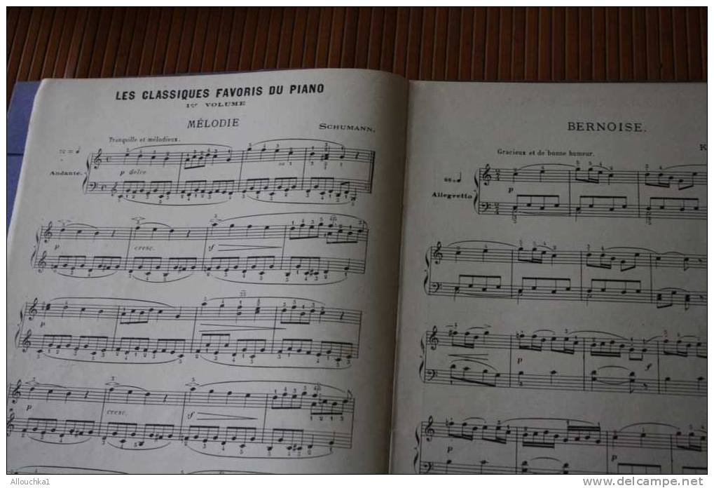 CLASSIQUES FAVORIS DU PIANO MORCEAUX CHOISIS DOIGTéS ACCENTUés P/ TH. LACK EDITION H. LEMOINGNE MUSIQUE PARTITION - J-L