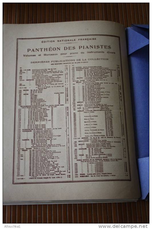 CLASSIQUES FAVORIS DU PIANO MORCEAUX CHOISIS DOIGTéS ACCENTUés P/ TH. LACK EDITION H. LEMOINGNE MUSIQUE PARTITION