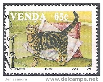 Venda 1993 Michel 251 O Cote (2002) 1.70 Euro Chat Tabby Cachet Rond - Venda