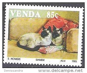 Venda 1993 Michel 252 Neuf ** Cote (2002) 1.90 Euro Chat Siamois - Venda