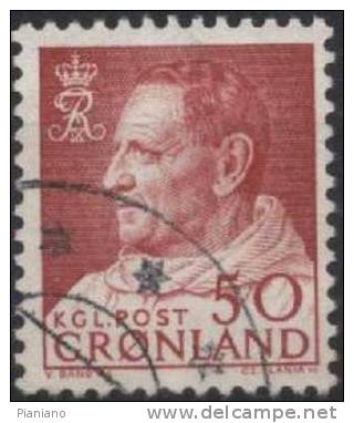 PIA - GROENLANDIA - 1963-68 : Serie Corrente : Re Federico IX - (Yv 46) - Used Stamps