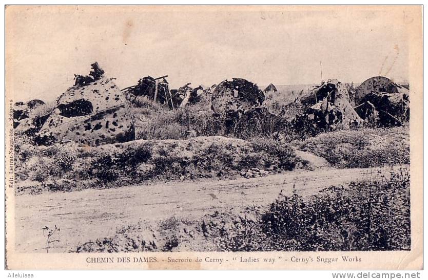 CPA FRANCE - Ruine Chemin Des Dames - Sucrerie De Cerny " Ladies Way " CRAONNE - Craonne