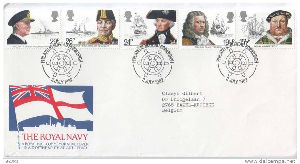 Great-Britain - The Royal Navy - 1981-1990 Em. Décimales