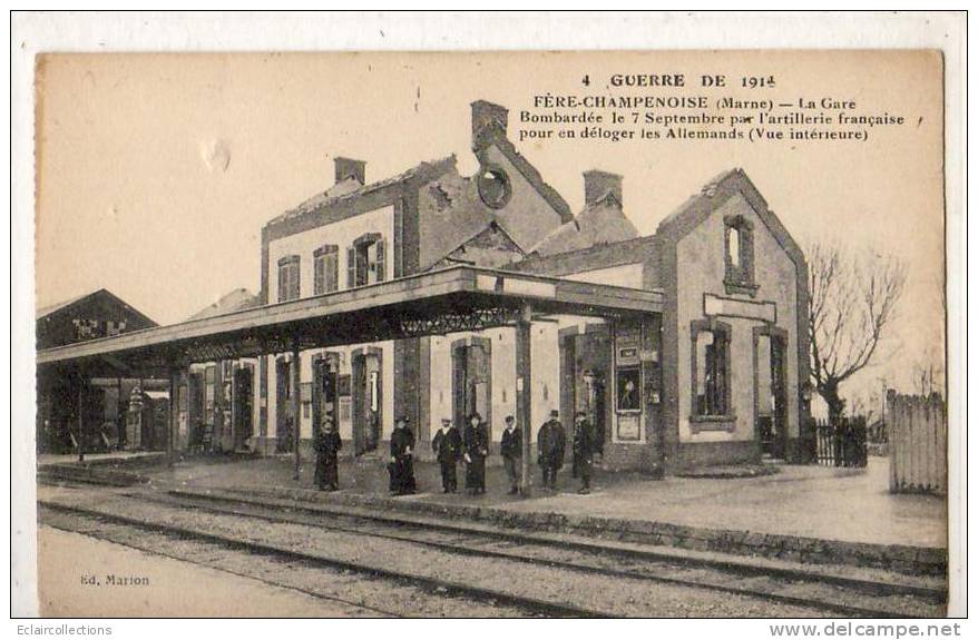 Fère-Champenoise      51       .La Gare  (voir Scan) - Fère-Champenoise