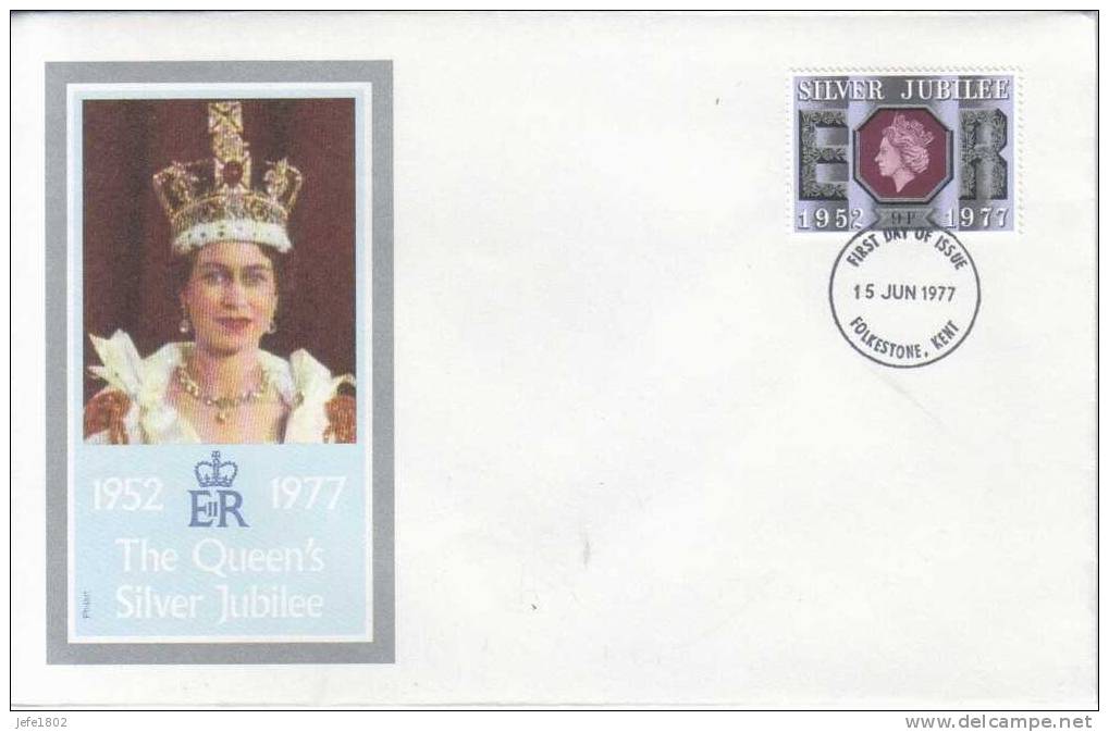 Great-Britain - Silver Jubilee 1952-1977 - 1971-1980 Em. Décimales