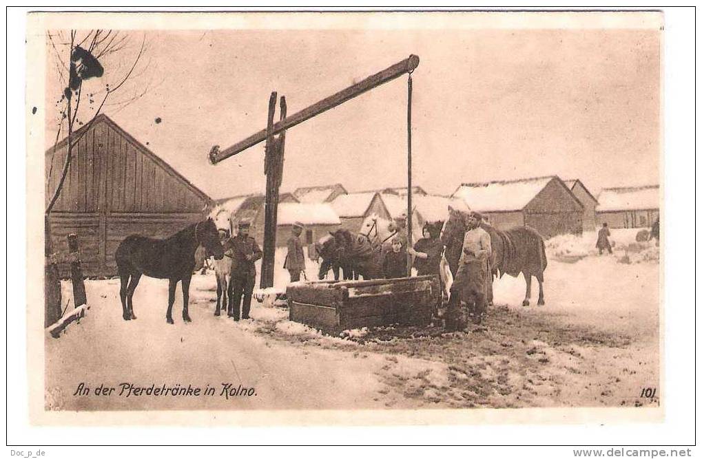 Ostpreußen - KOLNO - An Der Pferdetränke - 1916 - Ostpreussen