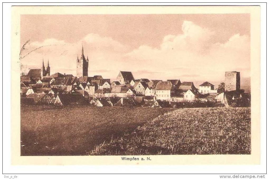 Deutschland - Wimpfen A. N. - Ortsansicht - 1930 - Bad Wimpfen