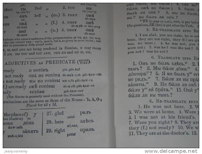 Russian Grammar Simplified - Published By Hugo´s Language Institute - En 2 Volumes. - Langue Anglaise/ Grammaire