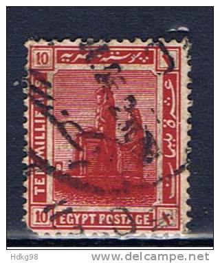 ET+ Ägypten 1921 Mi 68 Memnonskolosse - 1915-1921 Protectorat Britannique