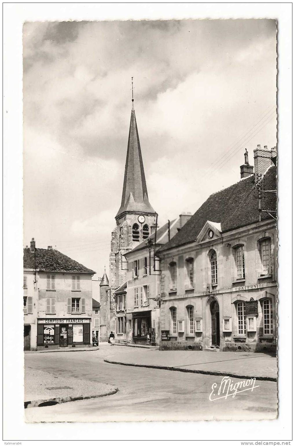 SEINE-ET-MARNE  /  JOUARRE  /  PLACE  AUGUSTE-TINCHANT  ( Magasin Des COMPTOIRS FRANCAIS , Succursale N° 560 ) - Other & Unclassified