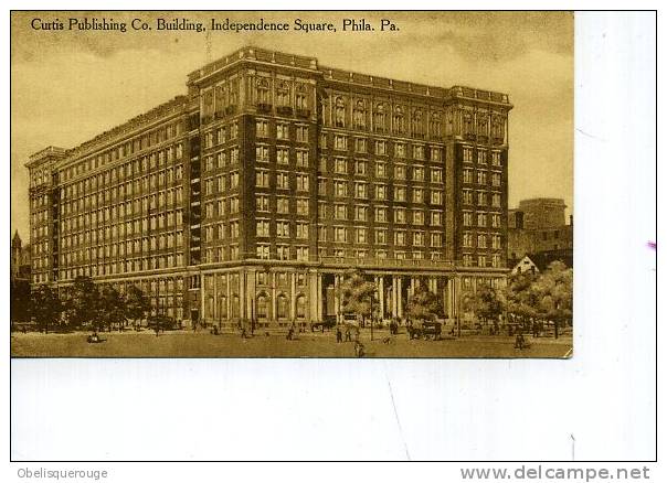 PHILADELPHIA CURTIS PUBLISHING CO BUILDING INDEPENDANCE SQUARE  ANIMATION VERS 1900 - Philadelphia