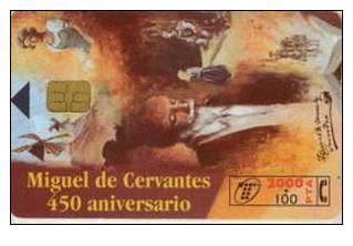 # SPAIN PU151 Miguel De Cervantes - 450 Anniversario 2100 Orga 06.97 Tres Bon Etat - Otros & Sin Clasificación