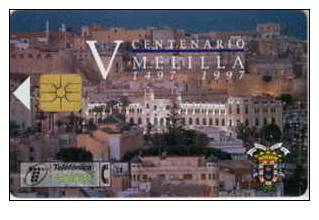 # SPAIN PU155 Melilla - Centanario 1000 Orga 08.97 Tres Bon Etat - Otros & Sin Clasificación