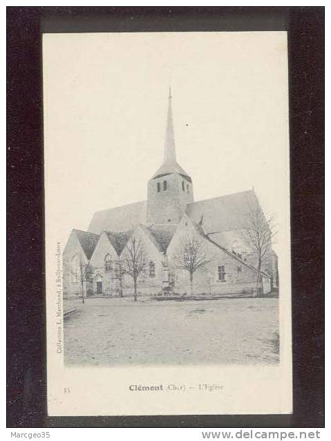 Clémont L'église édit.marchand N° 35 - Clémont