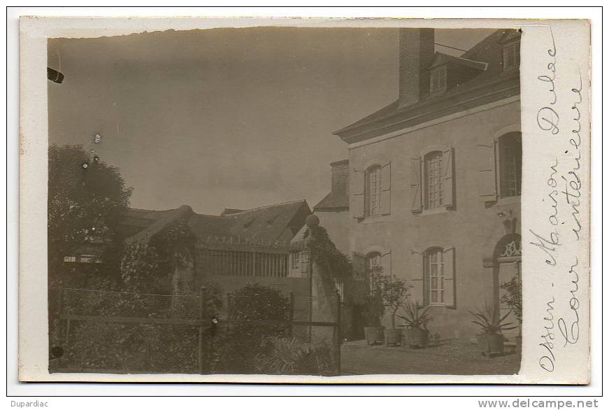 65 - Hautes Pyrénées /  Carte Photo  D´ OSSUN : Maison Dulac, Cour Intérieure. - Ossun