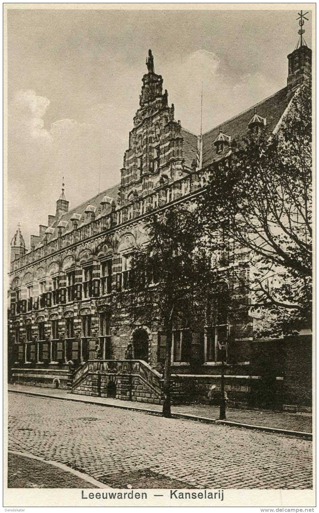 Leeuwarden- Kanselarij. Sleding 7227. Onbeschreven. - Leeuwarden