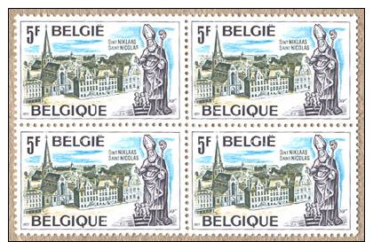 Bloc De 4 Timbres 1977 N° 1873 - Toerisme, Sint-Niklaas - Ongebruikt