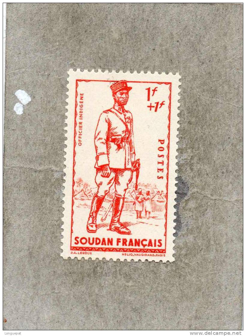 SOUDAN : Série Défense De L´Empire : Officier Indigène - Unused Stamps