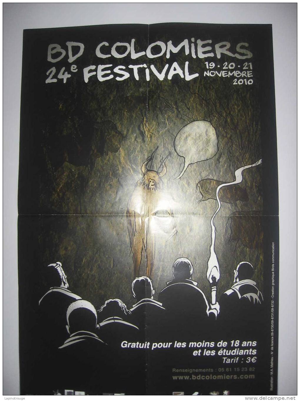 Affiche MATHIEU Marc Antoine Festival BD Colomiers 2010 - Afiches & Offsets